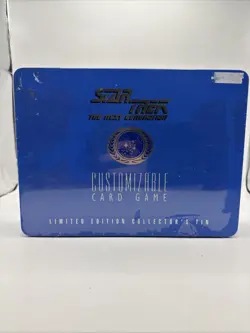 Star Trek Next Generation Customizable Card Game CCG Limited Ed Collector’s Tin - Image 1