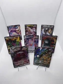 Modern Pokemon Assorted V Vmax & Ex Lot of 8 Pokemon Cards From Various Sets - Image 3