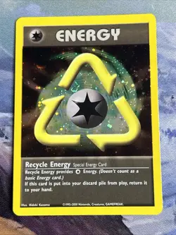 Pokemon Card - Recycle Energy (WotC 2002 Energize League Promo) Reverse Holo - Image 2
