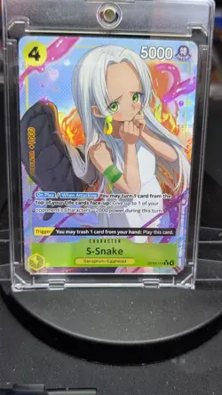 S-Snake (Alt Art) OP13-114 R Carrying on His Will - ONE PIECE Card Game ENGLISH - Image 1