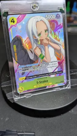 S-Snake (Alt Art) OP13-114 R Carrying on His Will - ONE PIECE Card Game ENGLISH - Image 3