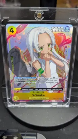 S-Snake (Alt Art) OP13-114 R Carrying on His Will - ONE PIECE Card Game ENGLISH - Image 4
