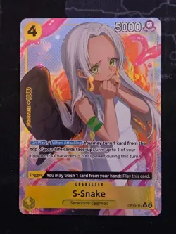 S-Snake (Alt Art) OP13-114 R Carrying on His Will - ONE PIECE Card Game ENGLISH - Image 1