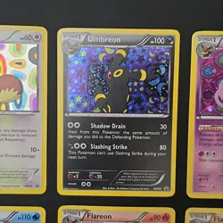 Eeveelution Full Set BW Black Star Promos BW87-BW94 8 Promo Cards NO GLACEON - Image 3