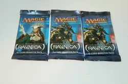 3 pack lot Magic the Gathering RETURN TO RAVNICA Sealed Booster Packs 653569714668 - Image 1