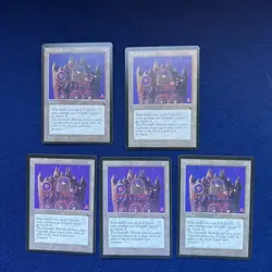 MTG xFive The Dark Stone Calendar Mint/NM English 1994 Five Total - Image 1