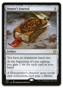 Venser's Journal #273 (NM) Commander 2021 C21 Magic MTG - Image 1