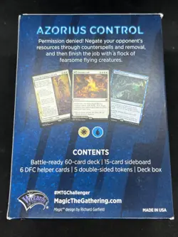 Magic the Gathering MTG Challenger Deck 2021: Azorius Control Brand New, Sealed - Image 2