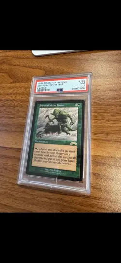 1998 Magic The Gathering Exodus Survival Of The Fittest PSA 7 - Image 1