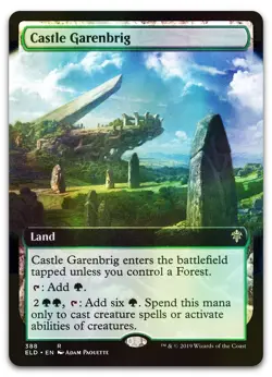 Castle Garenbrig (Extended Art) #388 (Foil) NM Throne of Eldraine ELD Magic MTG - Image 1