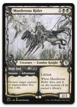Murderous Rider (Showcase) #287 (NM) Throne of Eldraine ELD Magic MTG - Image 1