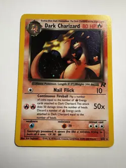 Pokemon TCG: Dark Charizard 04/82 Team Rocket Holo Rare - Excellent Condition - Image 1