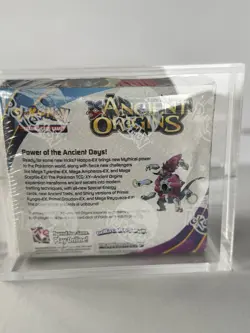 2015 Pokemon XY Ancient Origins Booster Box Factory Sealed w / Acrylic Case - Image 2