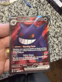 Pokemon TCG Gengar EX Temporal Forces 193/162 Full Art Ultra Rare - Image 1
