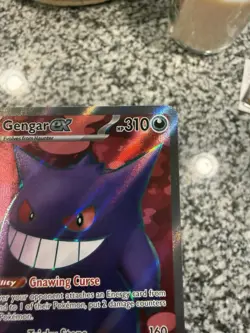 Pokemon TCG Gengar EX Temporal Forces 193/162 Full Art Ultra Rare - Image 3