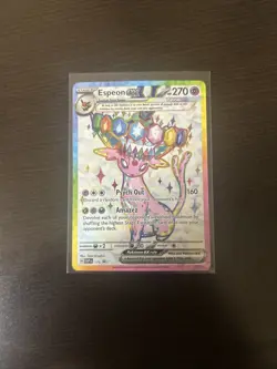 Pokemon TCG Umbreon 176 & Espeon ex 175 Promo Set Prismatic evolutions NM - Image 1