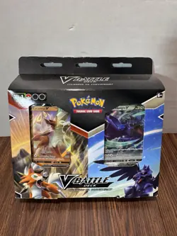 Pokemon TCG: V Battle Deck: Lycanroc vs. Corviknight (290-80957) NEW! 820650809576 - Image 1