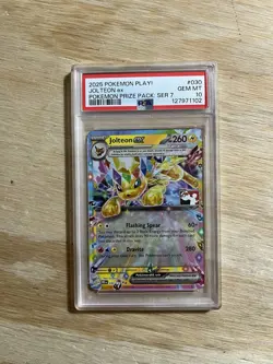 Jolteon Ex 030/131 Prize Pack Series 7 Stamped Play Pokemon PSA 10 Gem Mint - Image 1