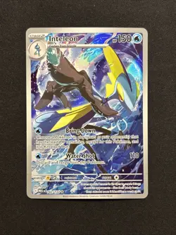 Inteleon 142/132 ME01: Mega Evolution Illustration Rare Pokemon NM - Image 1
