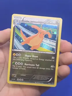 Pokemon Dragon Vault Dragonite 5/20 Cosmos Holo Blister Exclusive Promo LP - Image 2