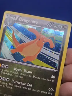 Pokemon Dragon Vault Dragonite 5/20 Cosmos Holo Blister Exclusive Promo LP - Image 3
