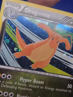 Pokemon Dragon Vault Dragonite 5/20 Cosmos Holo Blister Exclusive Promo LP - Image 4