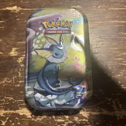 Pokemon TCG - Prismatic Evolutions Mini Tin (Vaporeon) Factory Sealed - Image 1