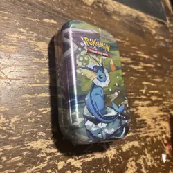 Pokemon TCG - Prismatic Evolutions Mini Tin (Vaporeon) Factory Sealed - Image 3