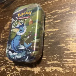 Pokemon TCG - Prismatic Evolutions Mini Tin (Vaporeon) Factory Sealed - Image 4
