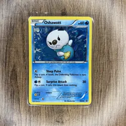 Pokemon TCG Oshawott BW08 Black Star Promo 2011 LP - Image 1