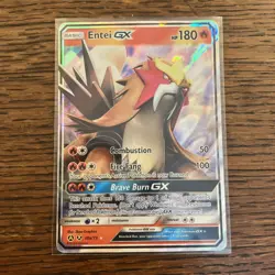 Entei GX 10a/73 Alternate Art Promo Holo NM Pokemon Sun & Moon Shining Legends - Image 1