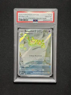 2023-25 Pokemon SV Black Star Promos SVP EN Reuniclus #212 PSA 10 - Image 1