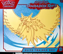 Pokemon TCG Scarlet & Violet Paradox Rift Elite Trainer Box - Roaring Moon - Image 1