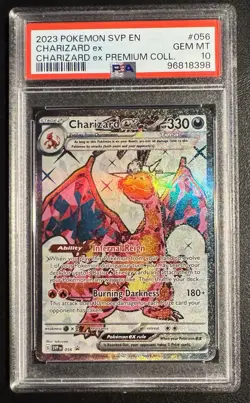 2023 Pokemon TCG SVP Charizard EX - Charizard Premium Collection #56 PSA 10 - Image 1