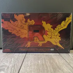 Team Rockets Moltres Ex Ultra Premium Collection Box Factory Sealed Pokemon TCG - Image 1