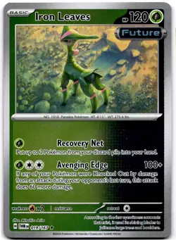 Iron Leaves Reverse Holo Rare SV06: Twilight Masquerade 019/167 NM Pokemon - Image 1