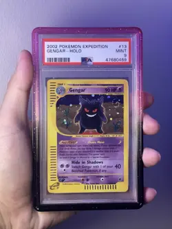 Pokemon Gengar Expedition Holo Rare #13 PSA 9 - Image 1