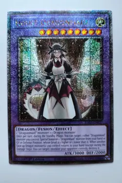 Near Mint Yugioh House Dragonmaid - RA03-EN037 - Quarter Century Secret Rare - Image 1