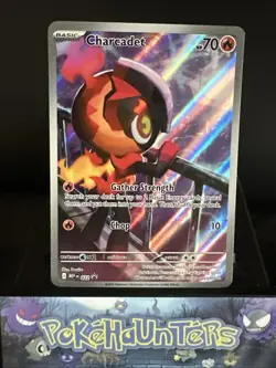 Pokemon Card Charcadet MEP 022 Mega Evolution Promo Illustration Rare NM - Image 1