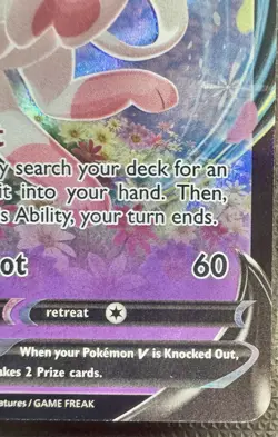 Pokemon Sylveon 2 Card Lot Pokemon TCG Card Bundle V VMAX Card Game Bundle Lot - Image 4