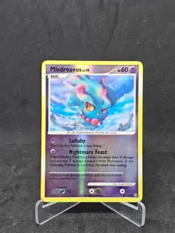 Pokemon Card Misdreavus 68/100 Stormfront Reverse Common - Image 1