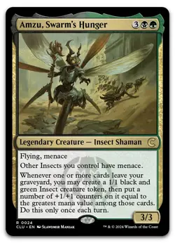 Amzu, Swarm's Hunger #24 (NM) Ravnica Clue CLU Magic MTG - Image 1