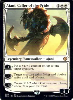 MTG Ajani, Caller of the Pride (6) | NM | Starter Commander Decks {SCD} - Image 1