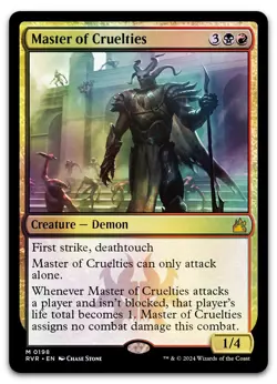 Master of Cruelties #198 (Foil) (NM) Ravnica Remastered RVR Magic MTG - Image 1
