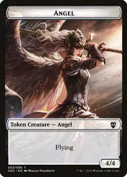 Angel - Clue Double Sided Token [Crimson Vow Commander] MTG - Image 1