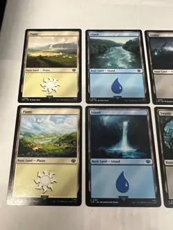 9 sets Lord of the Rings Lands Complete Set 10 Cards Basic Land LTR MTG NM NON - Image 2
