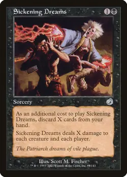 4x Sickening Dreams - LP - Odyssey Block - SPARROW MAGIC mtg - Image 1