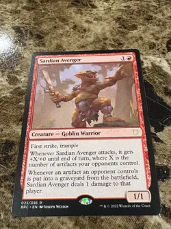 SARDIAN AVENGER Magic the Gathering MTG The Brothers War - Image 1