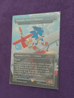MTG Tornado, Sonic's Biplane - Weatherlight (Rainbow Foil) NM Secret Lair - Image 2