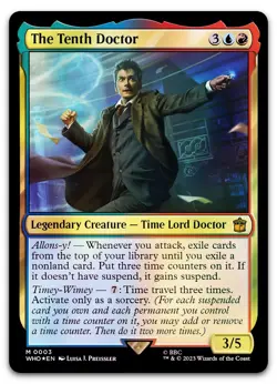 The Tenth Doctor #3 (Foil) (NM) Doctor Who WHO Magic MTG - Image 1